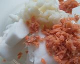 【使いきり】はんぺんと鮭のレンジ蒸し作り方2写真