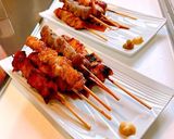 焼き鳥を柚子胡椒や辛子で♪作り方1写真