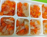 簡単保存！蒸し野菜&野菜彩り飯(離乳食)作り方7写真