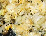 のこり具焼飯①●白菜とシメジのチャーハン作り方4写真