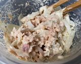 高たんぱく低カロ♪ツナ玉油揚げの和風ピザ作り方3写真