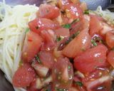 フレトマの冷製パスタ和風ゆず風味作り方4写真
