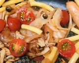 丼弁当●マカロニ・ナポリタン(チーズ版)作り方3写真