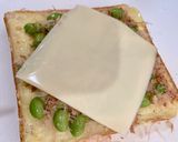 簡単枝豆トースト作り方4写真