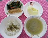 保育園給食★ほうれん草の納豆和え作り方4写真