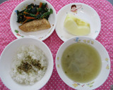 保育園給食★ほうれん草の納豆和え作り方4写真