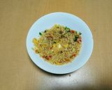 市販の炒飯のかさまし 簡単レンジでチン作り方1写真