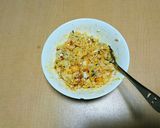 市販の炒飯のかさまし 簡単レンジでチン作り方4写真