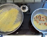のらぼう菜とへしこのパスタ作り方3写真