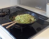 ほたるいかとなばなのジェのジェノベーゼ作り方12写真