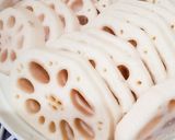 れんこんの　かさまし肉挟み餡かけ作り方1写真