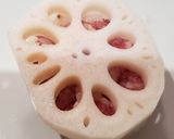 れんこんの　かさまし肉挟み餡かけ作り方5写真