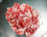 豚こまのトマトクリーム作り方1写真
