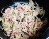 豚こまのトマトクリーム作り方4写真