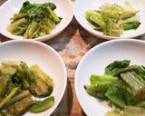 豚こまとねぎ塩麹の炒め物&ロメインレタス作り方2写真