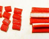 とりひき肉とカニカマのヤンニョムチキン作り方1写真