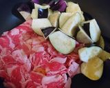 牛バラとナスの炒め煮作り方4写真