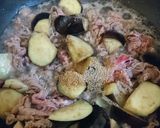 牛バラとナスの炒め煮作り方5写真