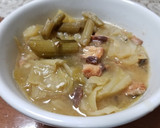ふきのとうオバケの煮物・安上がり～作り方7写真