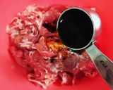 味付け1つ！牛肉とごぼうの炒めもの作り方2写真