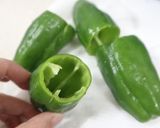 剥がれない＊ピーマンまるごと肉詰め作り方1写真