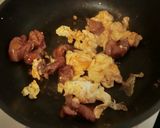 焼鳥の卵炒めでポケットサンド作り方2写真