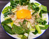 とろーり卵の新たま江戸菜サラダ作り方4写真