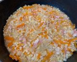 押麦とムング豆入り切り干し大根のスープ作り方3写真