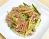 時短ダイエット料理☆生ハムユッケ作り方5写真