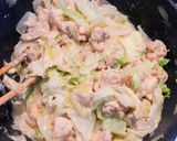 白菜とチキン簡単クリーム煮( ´ч` )作り方5写真