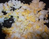 カブの葉と、ちりめんじゃこのチャーハン♪作り方4写真