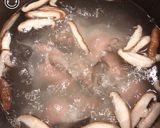 手作りワンタンと春雨の、中華スープ作り方5写真