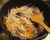 ごはんがすすむ！牛肉入りきんぴらごぼう。作り方5写真