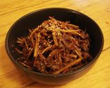 ごはんがすすむ！牛肉入りきんぴらごぼう。作り方8写真