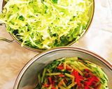 野菜たっぷりコールスローサラダ作り方1写真