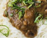 備蓄食材活用●備蓄食材のカレー素麺作り方3写真