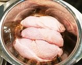 お鍋で簡単に鶏チャーシュー☆作り方2写真
