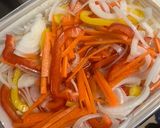 野菜たっぷり鮭の南蛮漬け作り方3写真