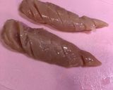 ささみの胡麻味噌和え作り方3写真