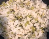 カブの葉の炊き込みご飯作り方3写真
