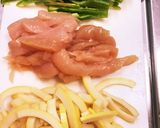 鶏ササミと竹の子ピーマンの青椒肉絲作り方1写真
