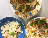 全てレンジ大根ごまだれ炒め青椒肉絲風作り方15写真