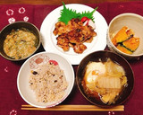 かぼちゃのクッキー和え！？ゴマ和え風作り方7写真