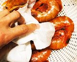 赤エビの豆苗炒め物作り方3写真