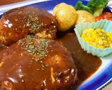 ふわふわ簡単☆煮込みハンバーグ作り方9写真