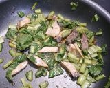 簡単！ぶり小松菜のペペロン炒め作り方3写真