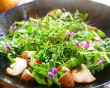 カラスノエンドウとハコベの春パスタ作り方5写真