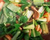 豚ロースと大根、小松菜のトマト煮込み作り方4写真
