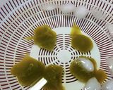 花粉症に、片栗粉で、べにふうき茶わらび餅作り方3写真
