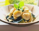 ベビー帆立と春ワカメの炊き込みご飯♡作り方9写真